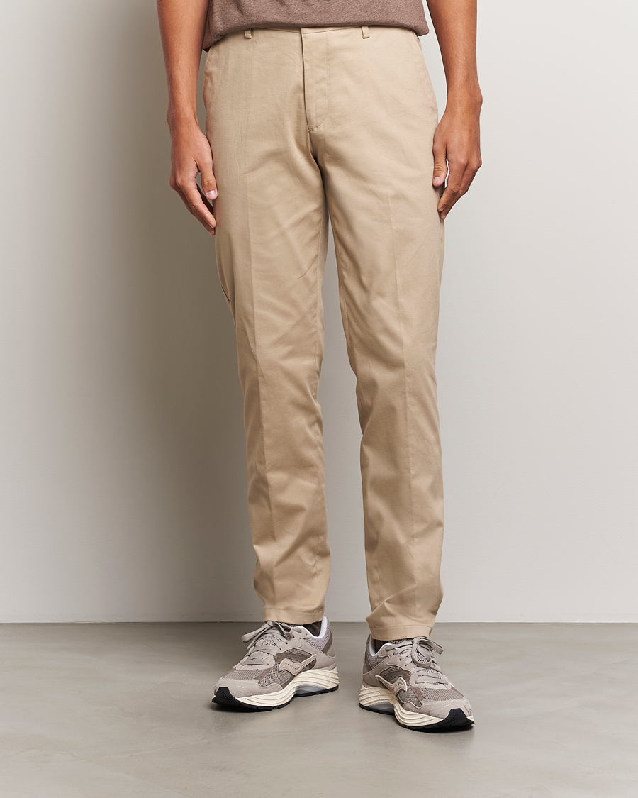 Herren | Hosen | LES DEUX | Como Reg Cotton Pants Dark Sand