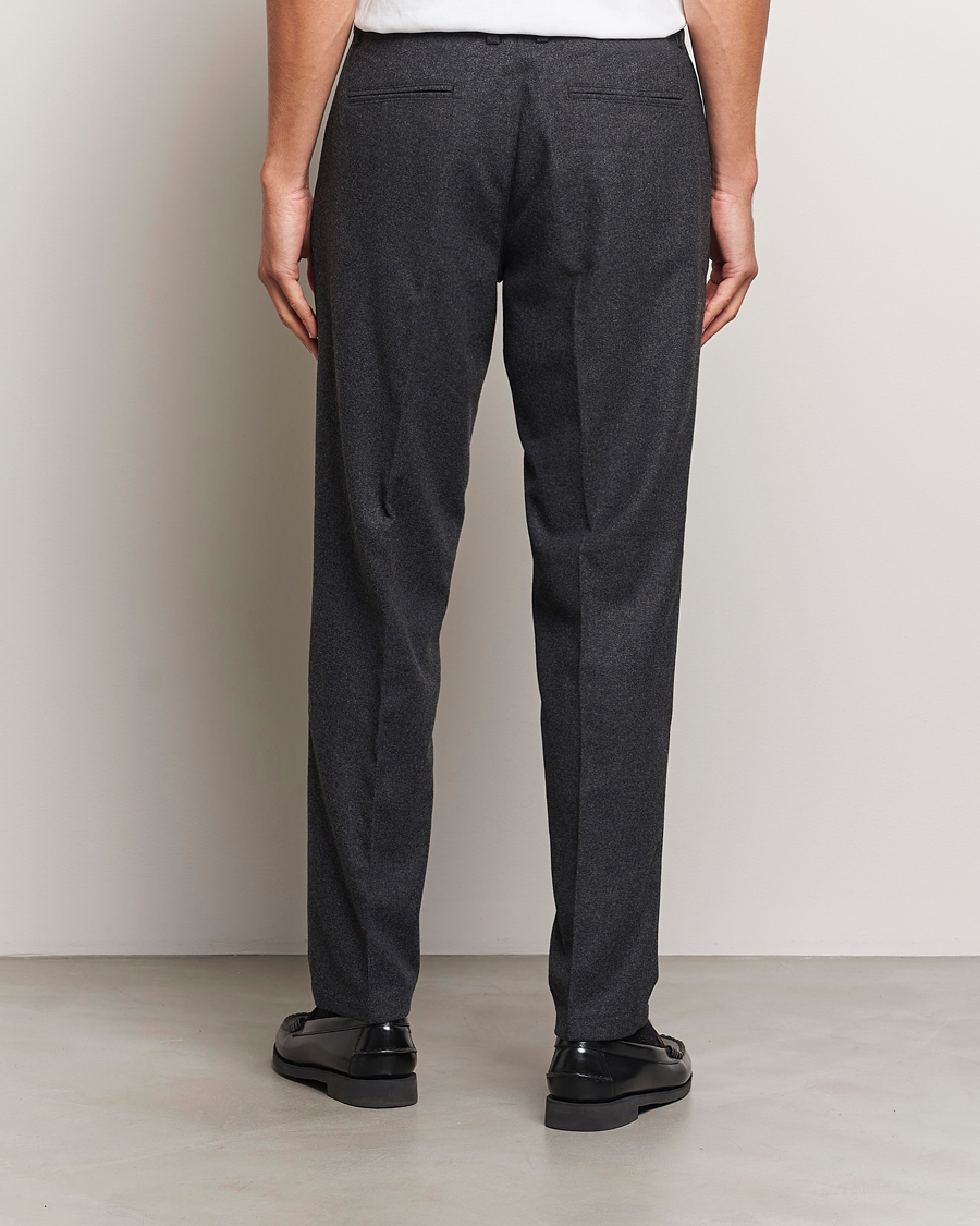 Herren | Hosen | LES DEUX | Como Reg Wool Pants Charcoal Melange