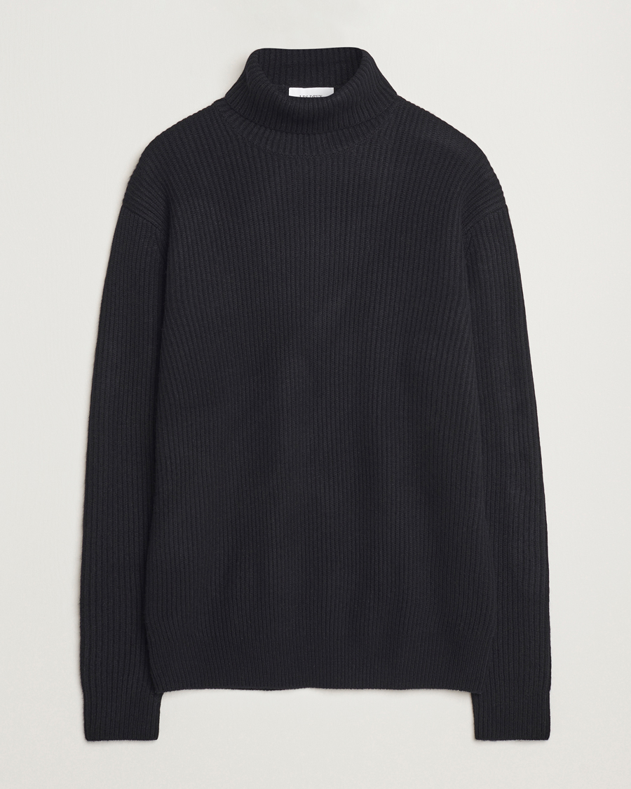 Herren | Pullover | LES DEUX | Eddie Wool Rib Rollneck Black