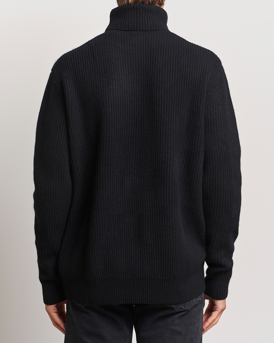 Herren | Pullover | LES DEUX | Eddie Wool Rib Rollneck Black