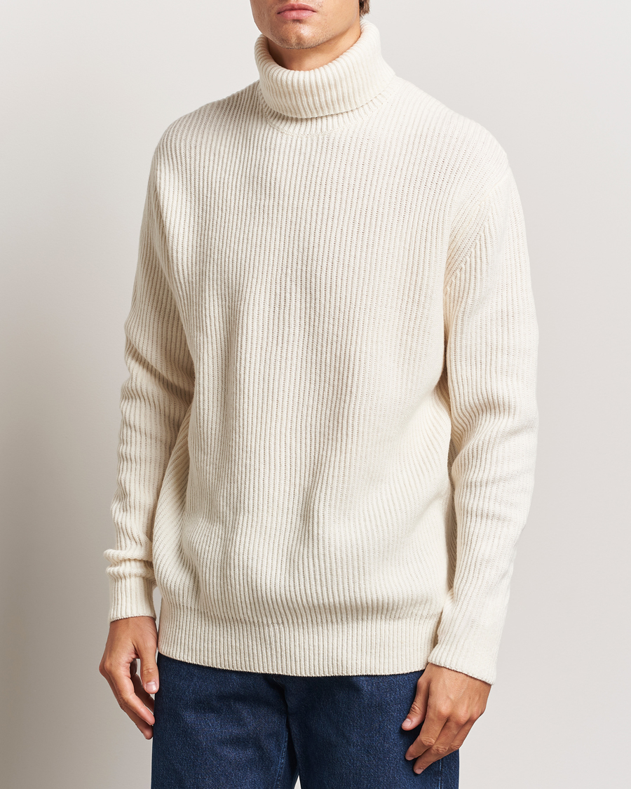 Herren | Pullover | LES DEUX | Eddie Wool Rib Rollneck Ivory