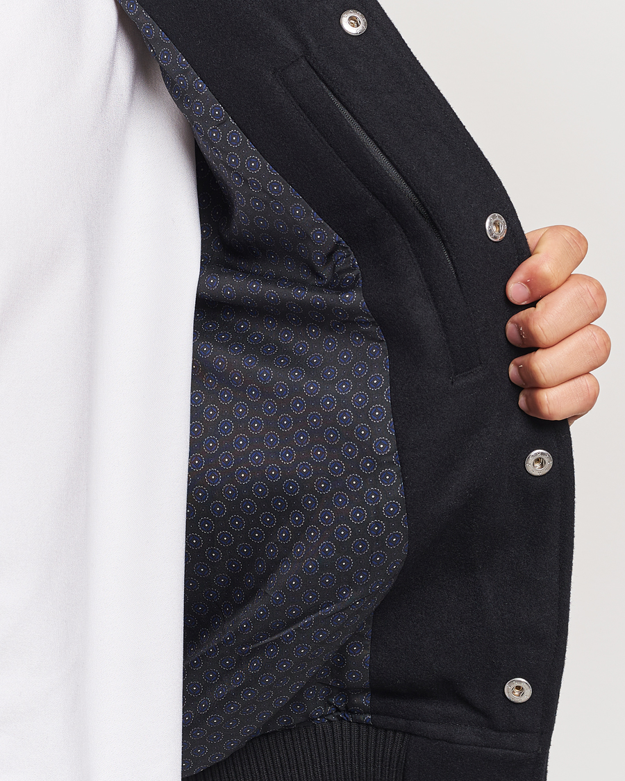 Herren | Jacken | LES DEUX | Rhett Varsity Jacket Black