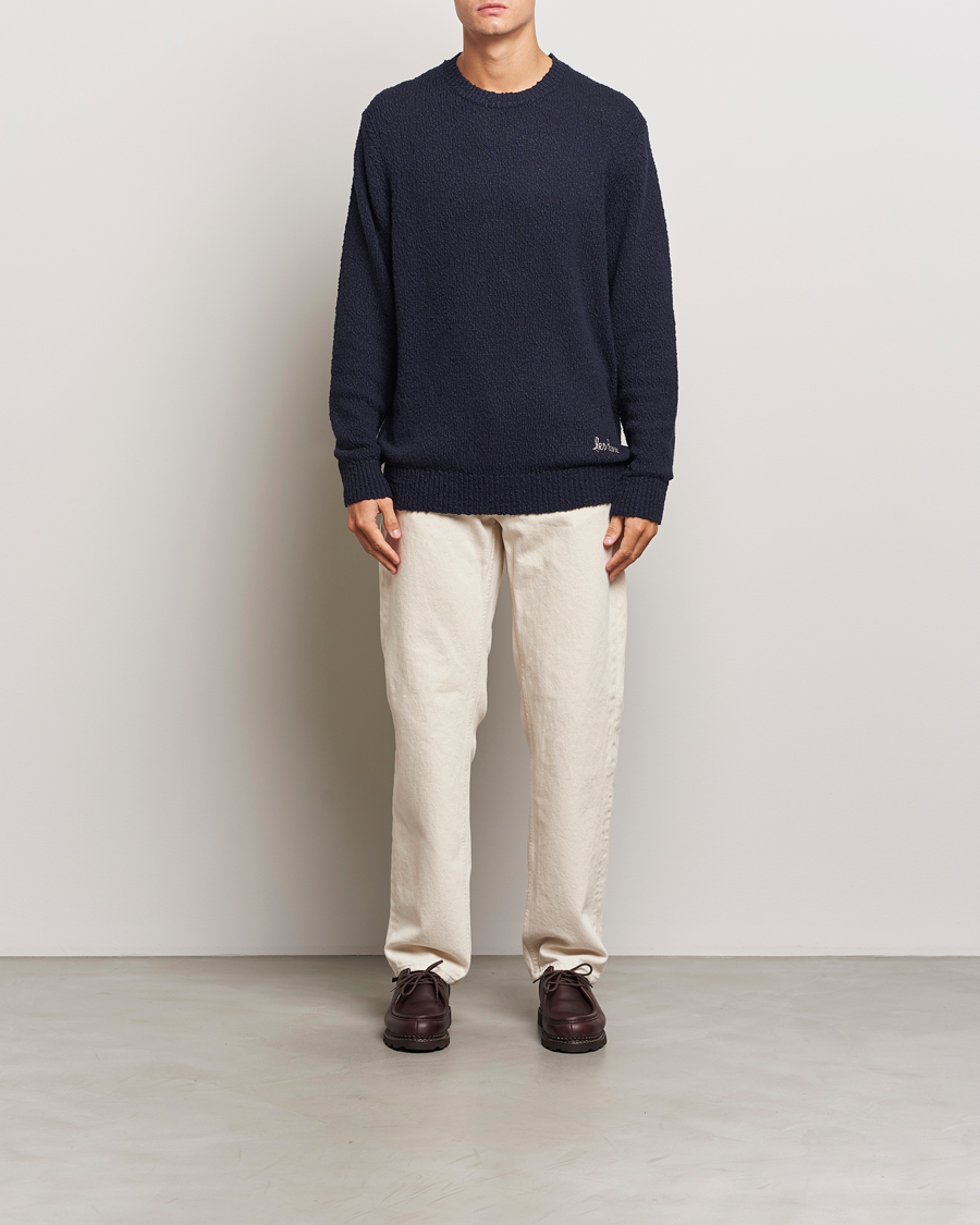 Herren | Pullover | LES DEUX | Errol Cotton Roundneck Dark Navy