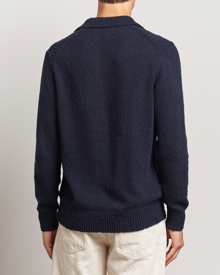 Herren | Pullover | LES DEUX | Errol Cotton Rugby Knit Dark Navy