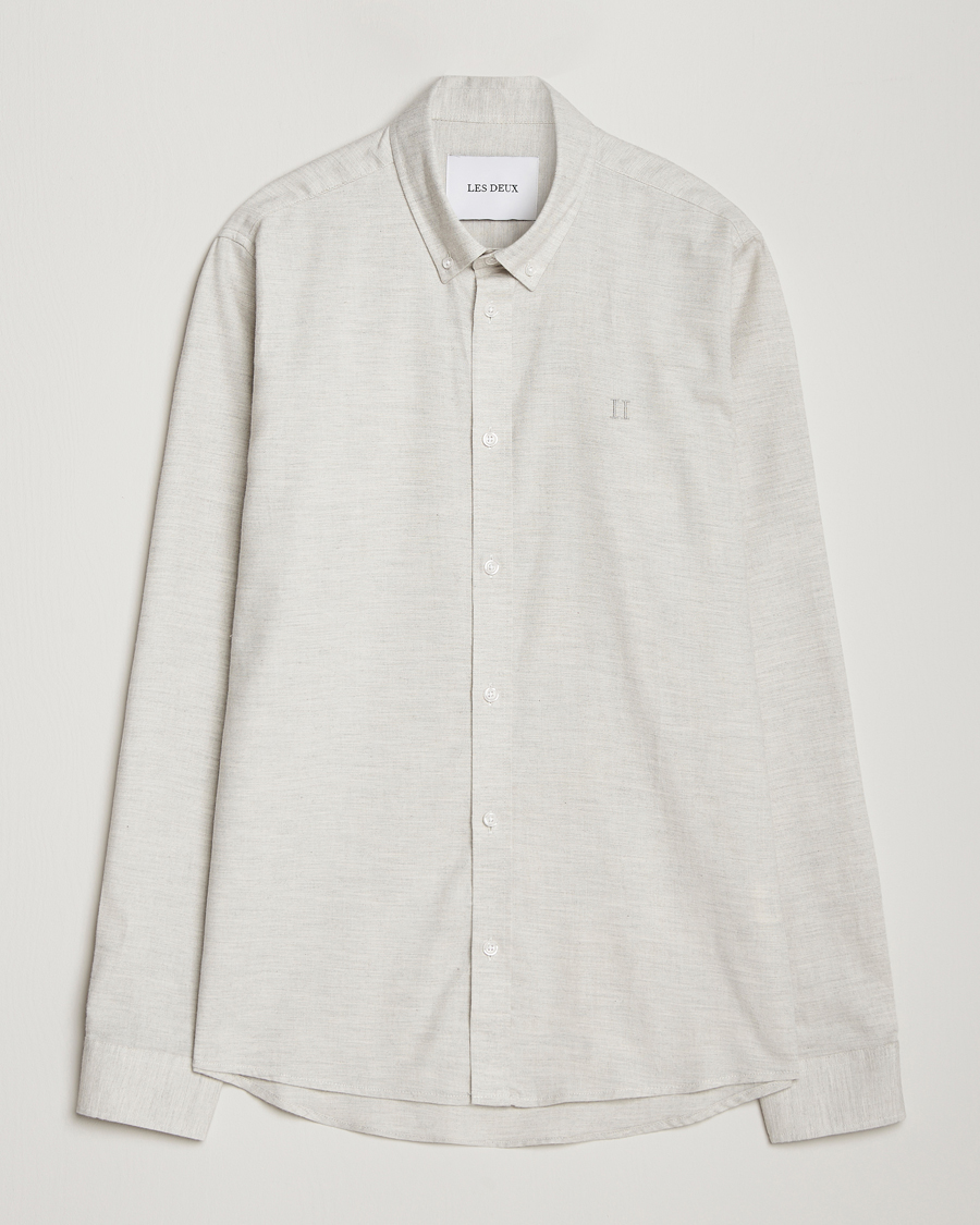 Herren | Hemden | LES DEUX | Dessert Reg Shirt Snow Melange