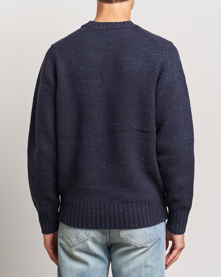Herren | Pullover | LES DEUX | Gary Fleck Wool Roundneck Dark Navy
