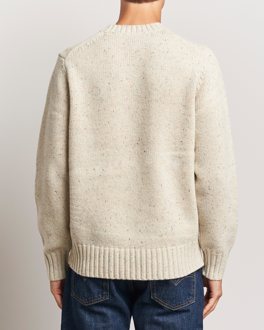 Herren | Pullover | LES DEUX | Gary Fleck Wool Roundneck Light Sand