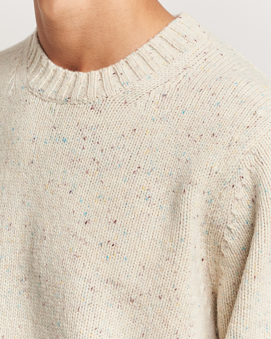 Herren | Pullover | LES DEUX | Gary Fleck Wool Roundneck Light Sand