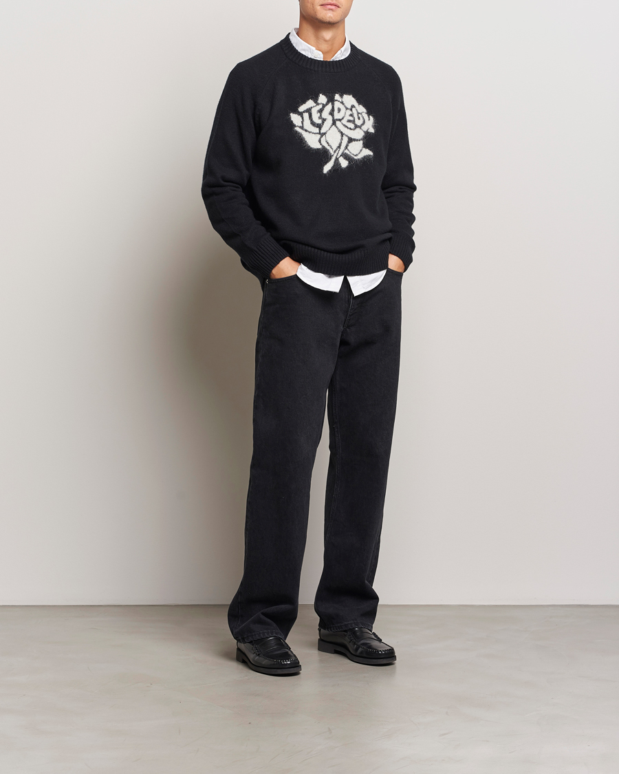 Herren | Pullover | LES DEUX | Felipe Knit Black/Ivory