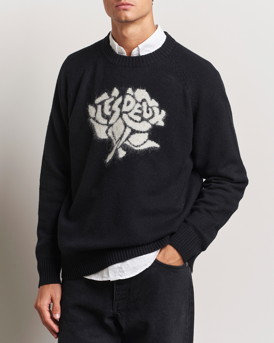 Herren | Pullover | LES DEUX | Felipe Knit Black/Ivory