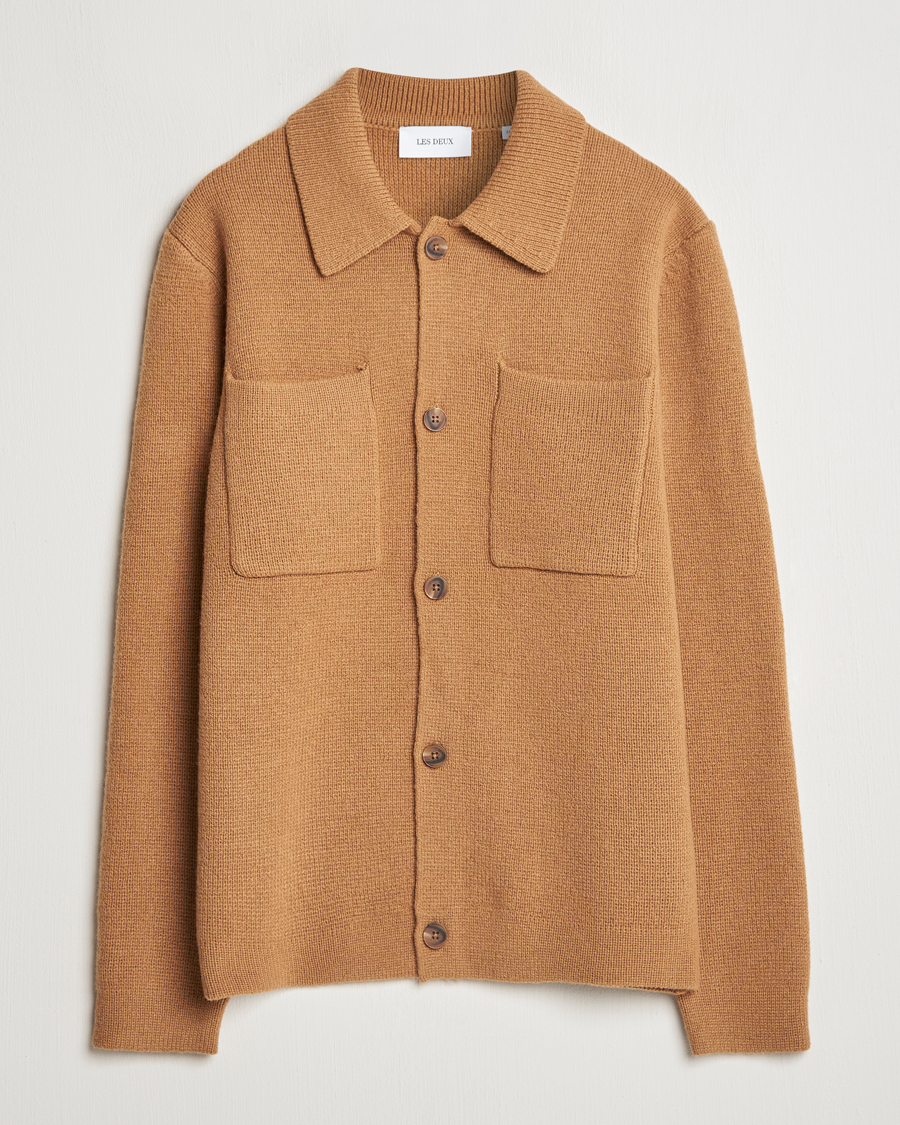 Herren | Pullover | LES DEUX | Fischer Milano Overshirt Tobacco Brown