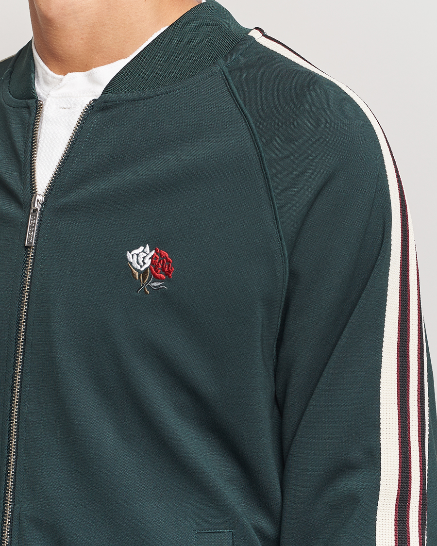 Herren | Pullover | LES DEUX | Sterling Track Jacket 2.0 Pine Green/Ivory