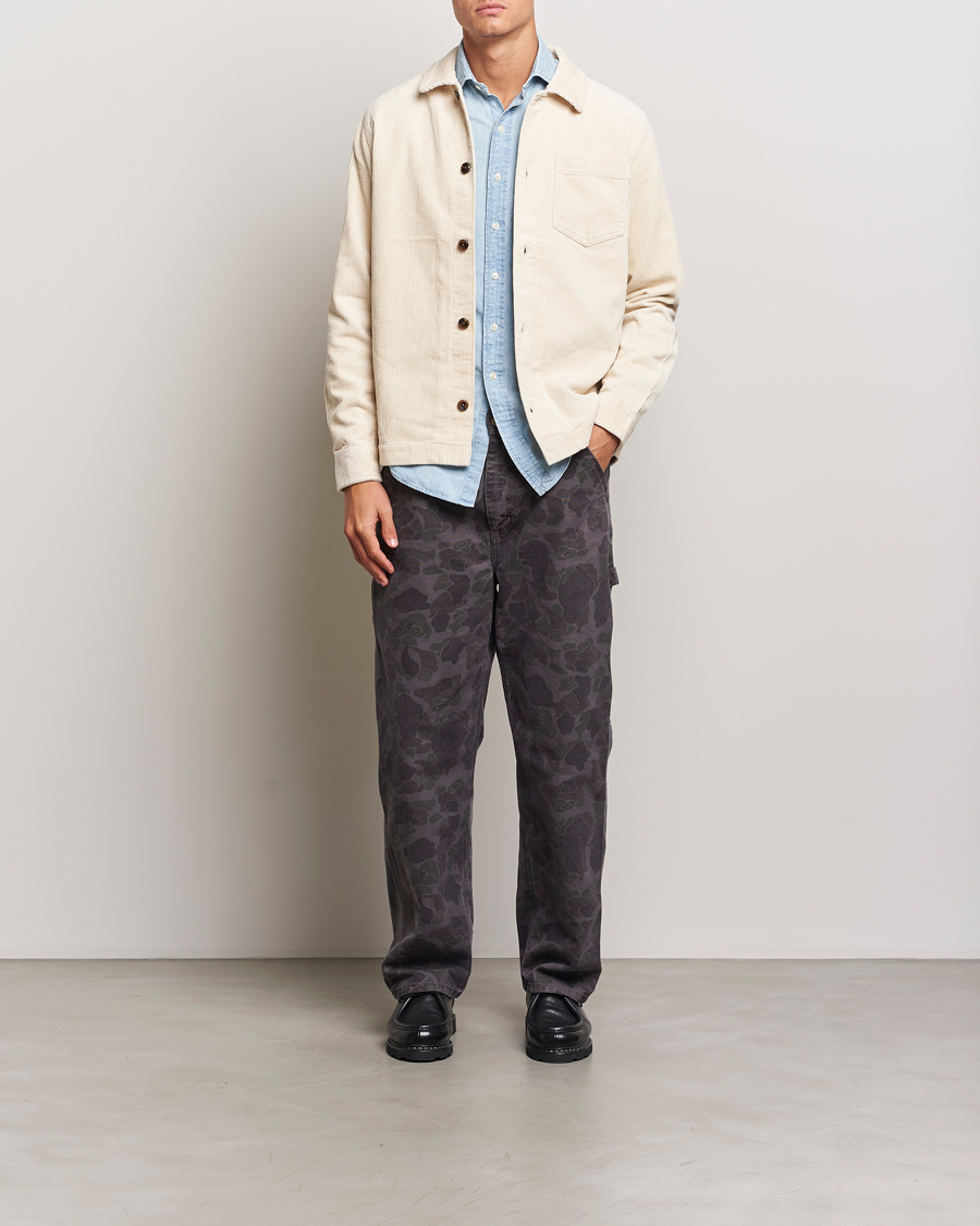 Herren | Hemden | LES DEUX | Layton Corduroy Overshirt Ivory