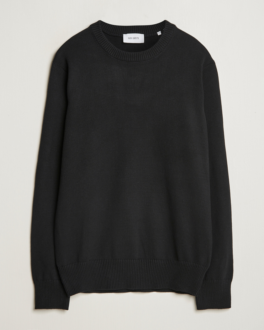 Herren | Pullover | LES DEUX | Gary Cotton Knit 2.0 Black