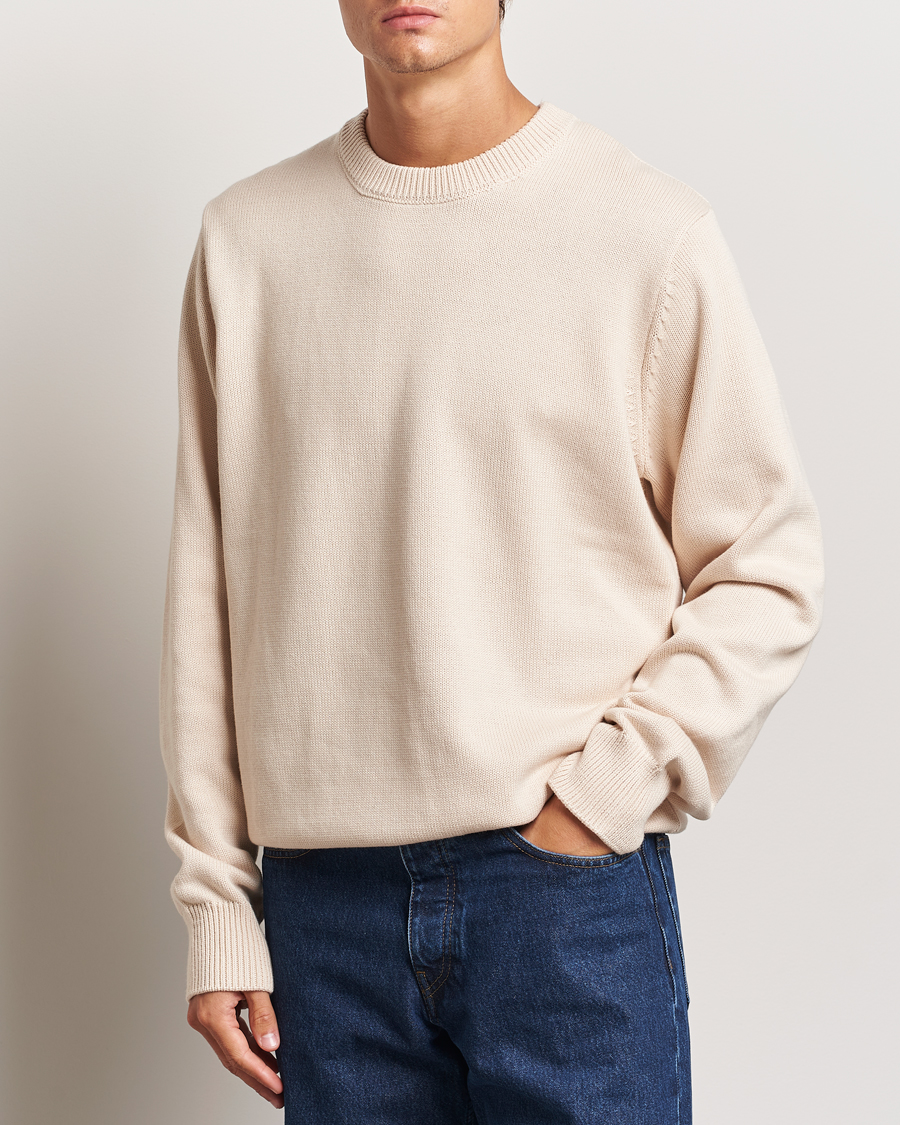 Herren | Pullover | LES DEUX | Gary Cotton Knit 2.0 Ivory