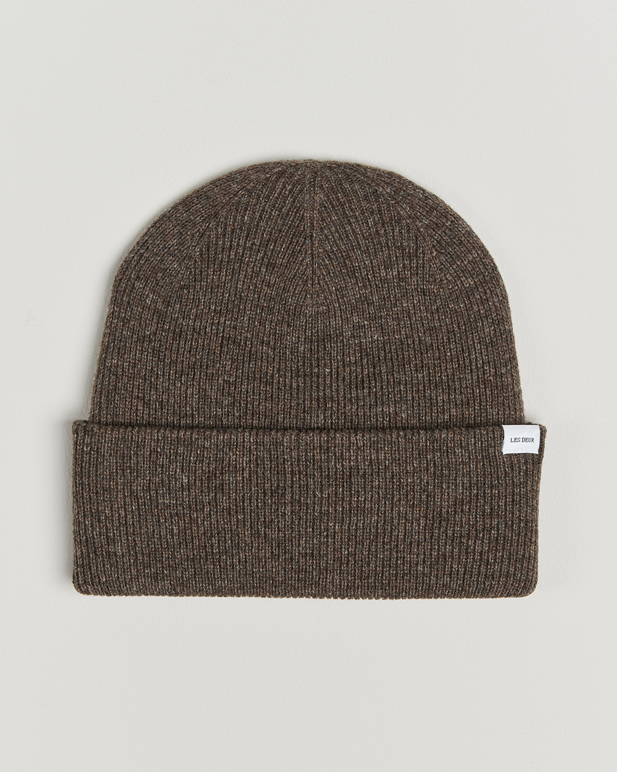Herren | Les Deux Wayne Wool Beanie Mountain Grey Melange | LES DEUX | Wayne Wool Beanie Mountain Grey Melange