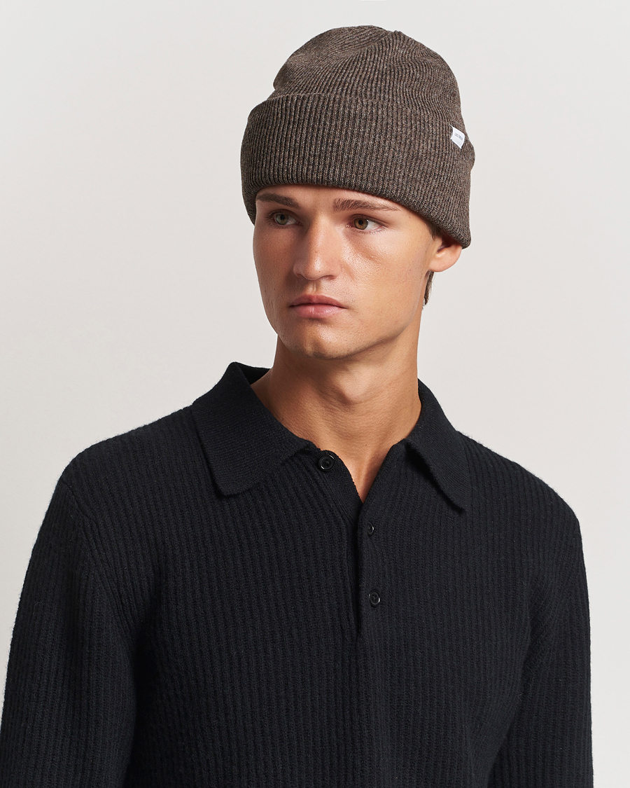 Herren | Les Deux Wayne Wool Beanie Mountain Grey Melange | LES DEUX | Wayne Wool Beanie Mountain Grey Melange