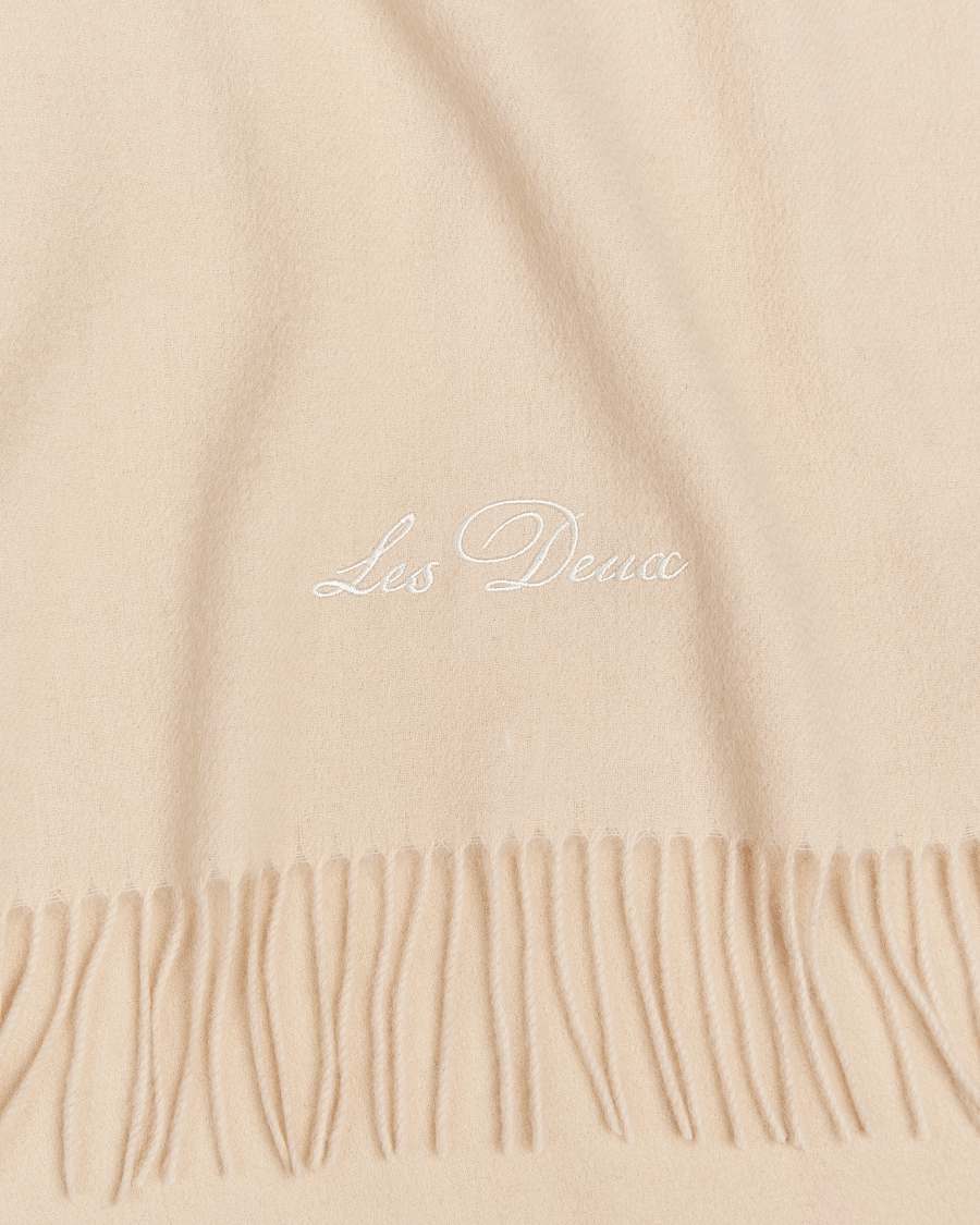 Herren | Les Deux Wayne Wool Scarf Ivory | LES DEUX | Wayne Wool Scarf Ivory
