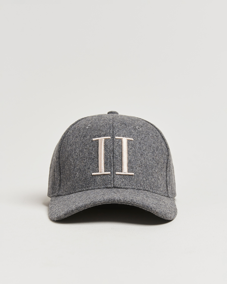 Herren | Les Deux Encore Wool Baseball Cap Light Grey Melange | LES DEUX | Encore Wool Baseball Cap Light Grey Melange