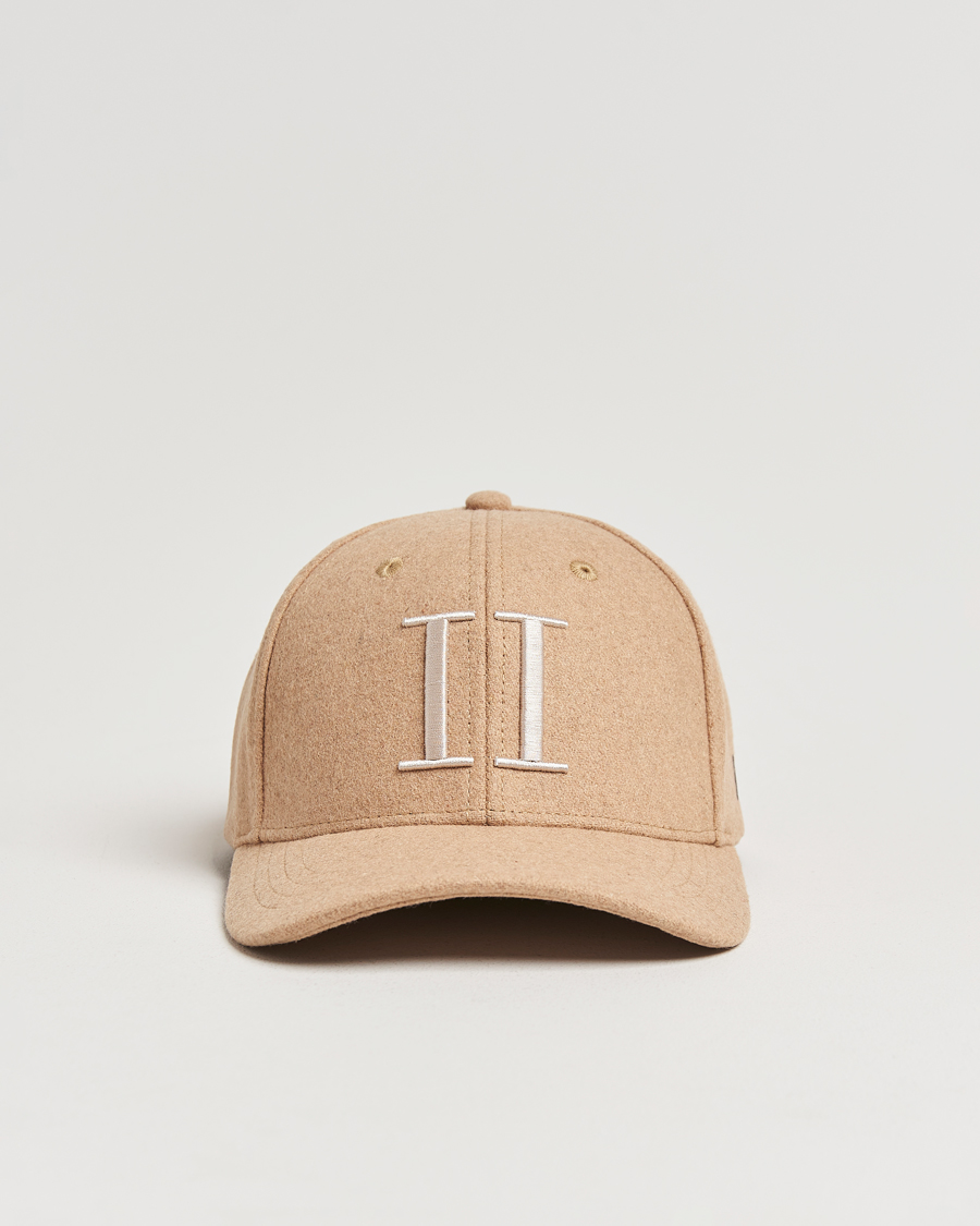 Herren | Les Deux Encore Wool Baseball Cap Dark Sand Melange | LES DEUX | Encore Wool Baseball Cap Dark Sand Melange