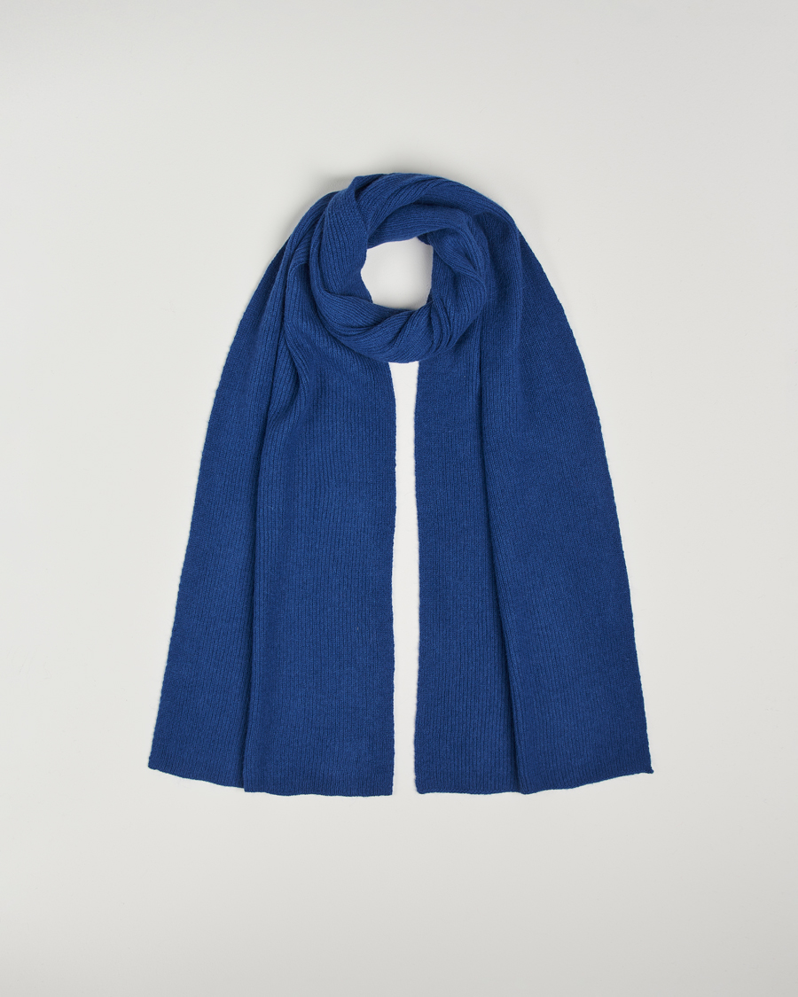 Herren | Schals | Le Bonnet | Lambswool/Caregora Scarf Marin