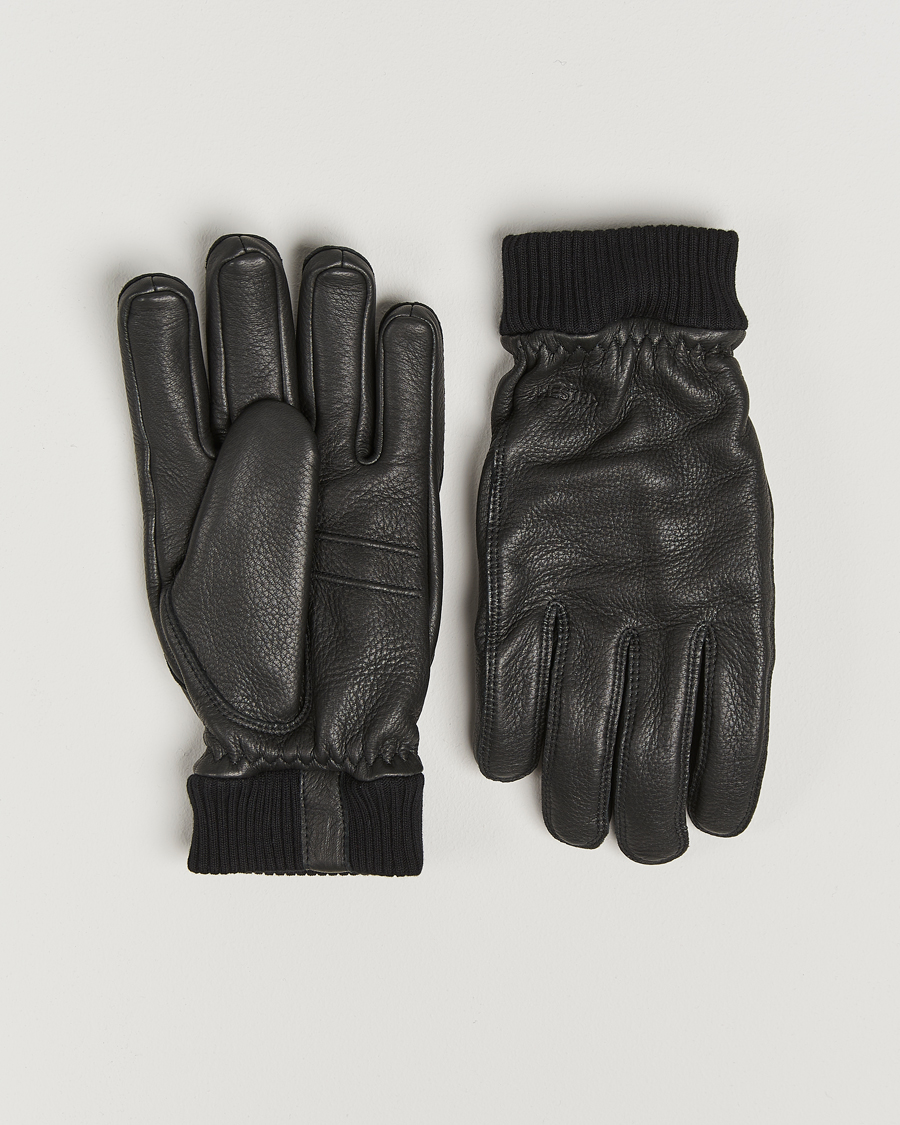 Herren | Handschuhe | Hestra | Tore Deerskin Primaloft Lined Glove Black