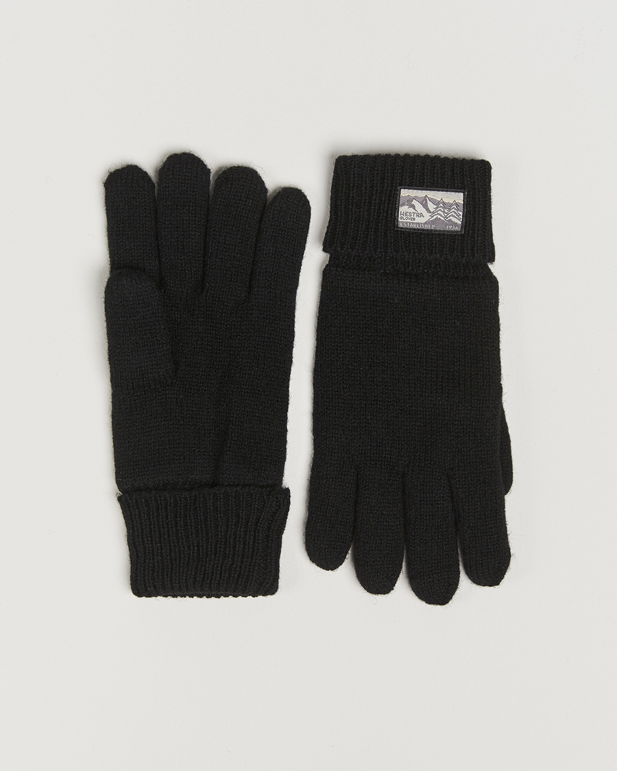 Herren | Hestra Raggwool Glove Black | Hestra | Raggwool Glove Black