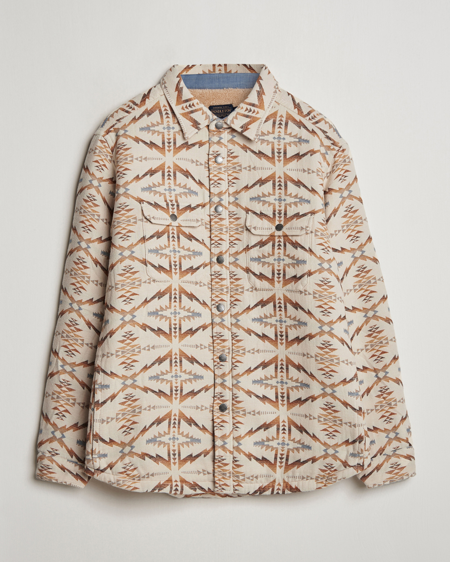 Herren | Jacken | Pendleton | Bay City Teddy Lined Shirt Jacket Trapper Peak