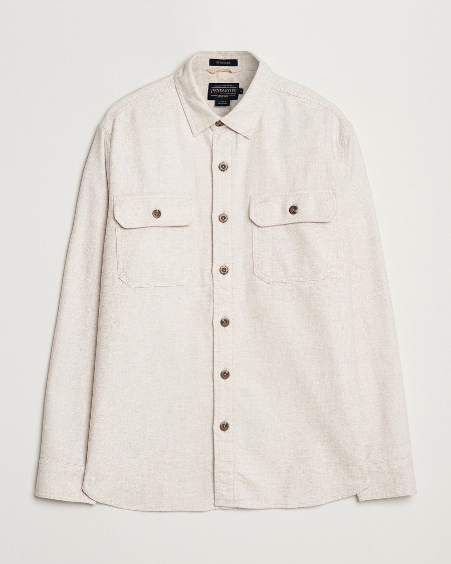 Herren | Hemden | Pendleton | Burnside Flannel Shirt Natural