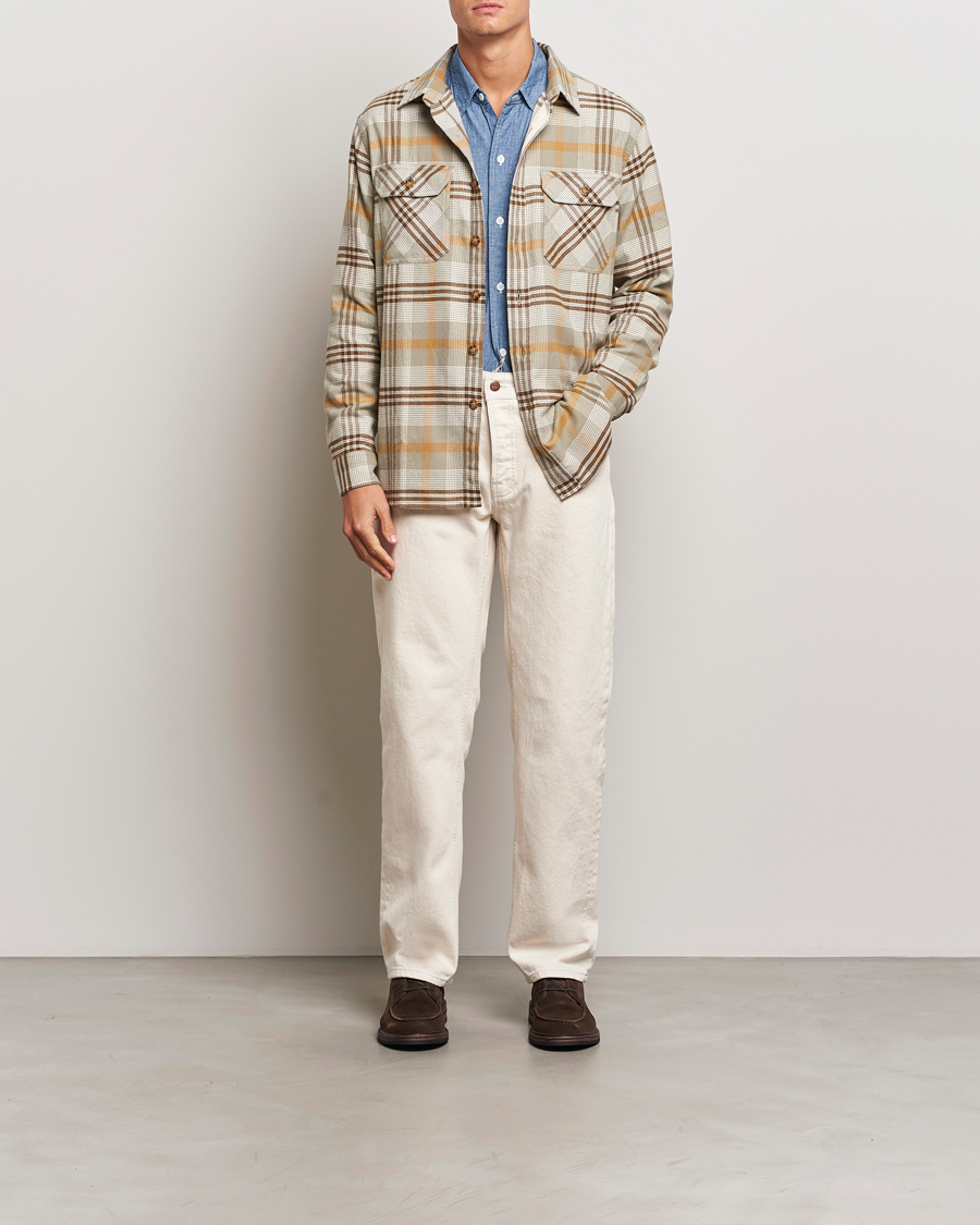 Herren | Hemden | Pendleton | Burnside Flannel Shirt Tan Plaid
