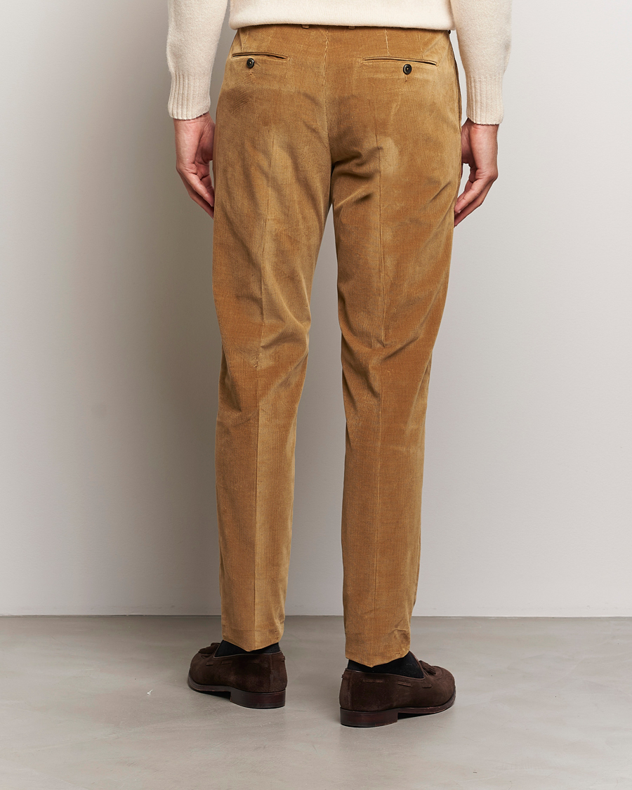 Herren | Hosen | PT01 | Slim Fit Corduroy Trousers Brown