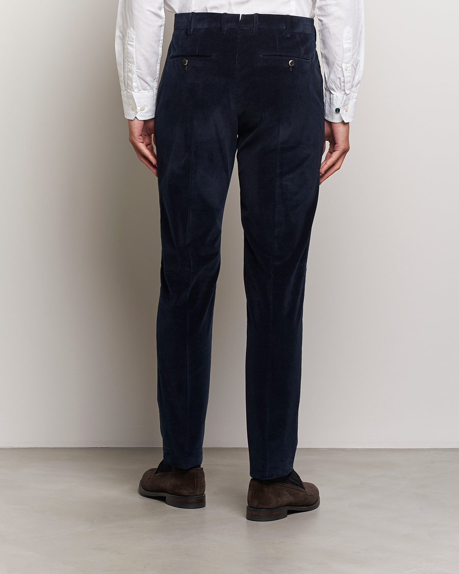 Herren | Hosen | PT01 | Slim Fit Corduroy Trousers Navy