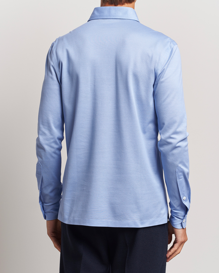 Herren | Pullover | Ralph Lauren Purple Label | Long Sleeve Polo Light Blue