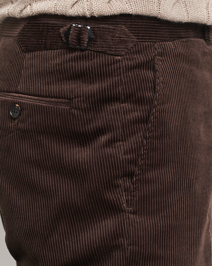 Herren | Hosen | Ralph Lauren Purple Label | Wale Corduroy Trousers Brown