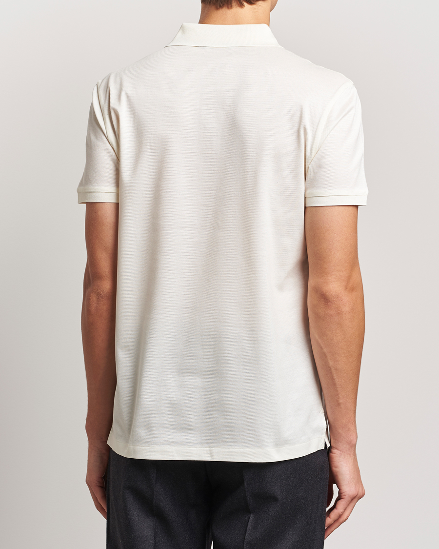 Herren | Poloshirts | Ralph Lauren Purple Label | Monogram Logo Polo Off White