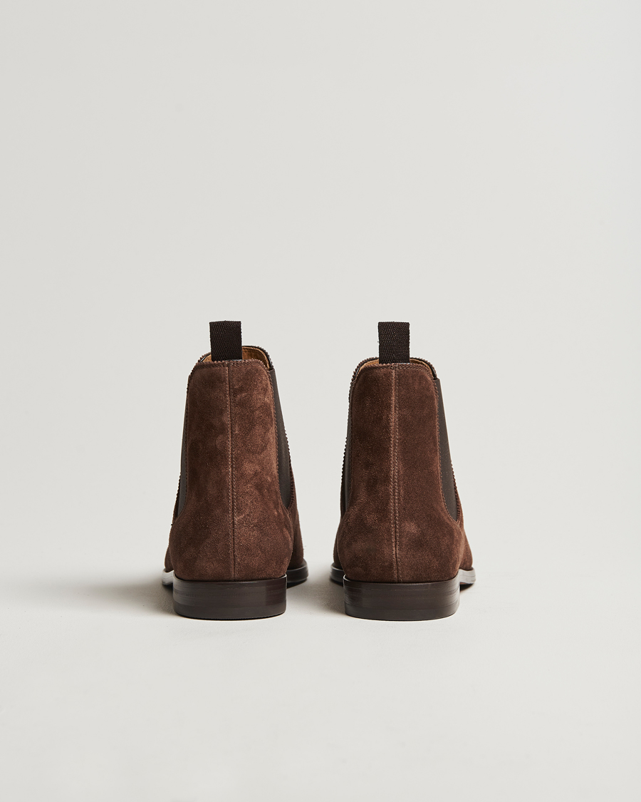 Herren | Ralph Lauren Purple Label Chelsea Boots Dark Brown Suede | Ralph Lauren Purple Label | Chelsea Boots Dark Brown Suede