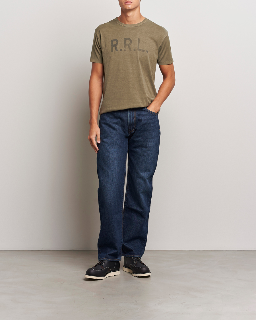 Herren | T-Shirts | RRL | Graphic Short Sleeve T-Shirt Olive