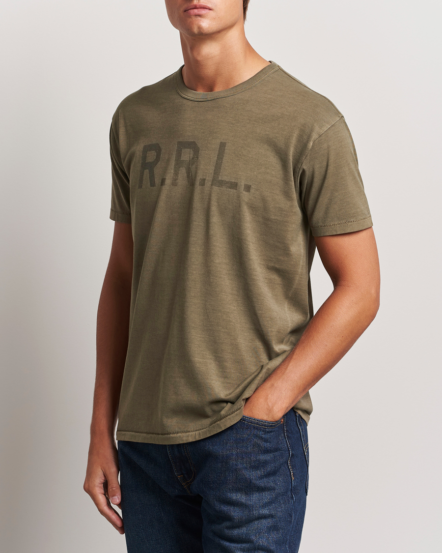 Herren | T-Shirts | RRL | Graphic Short Sleeve T-Shirt Olive
