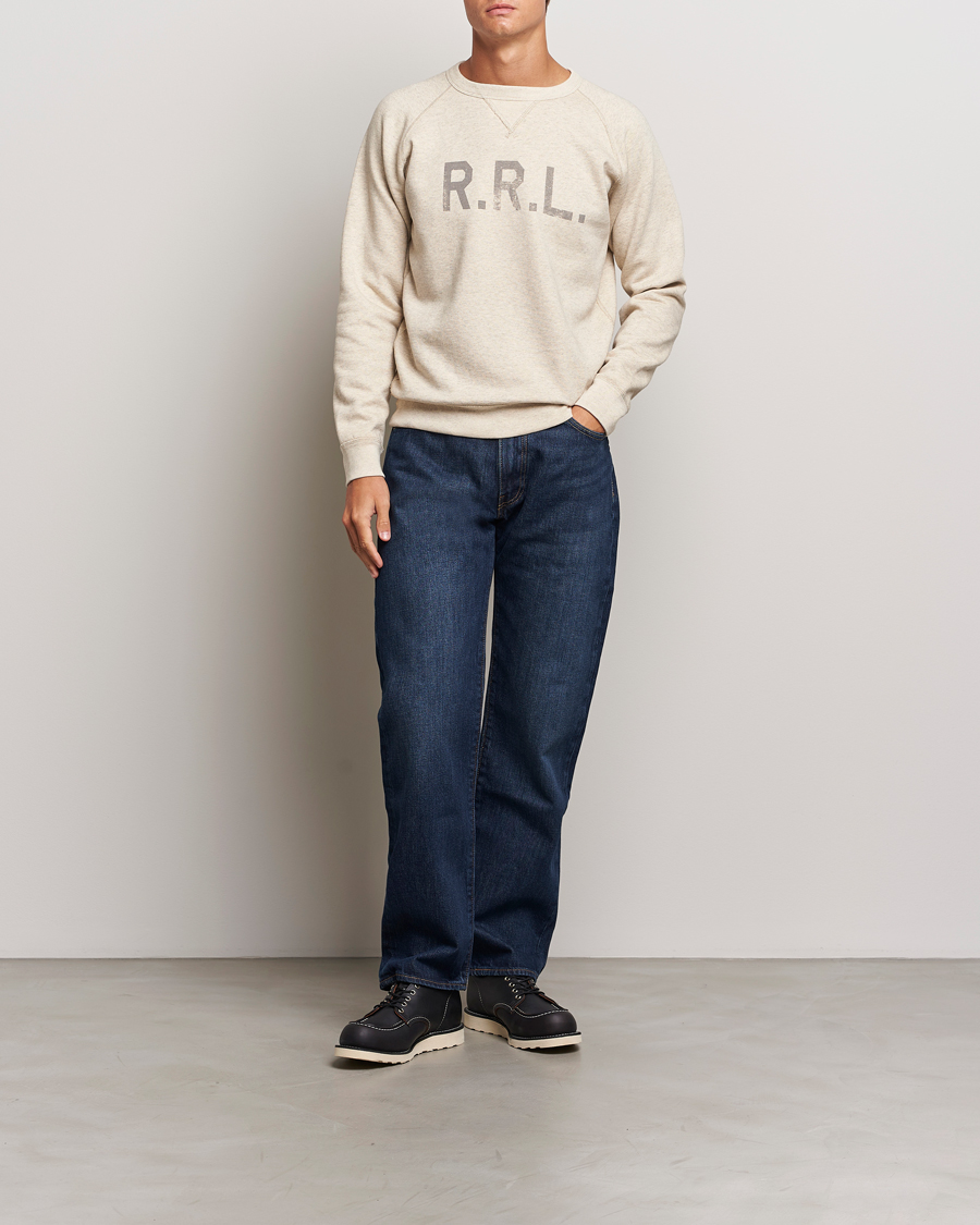 Herren | Pullover | RRL | Raglan Sleeve Sweatshirt Oatmeal Heather
