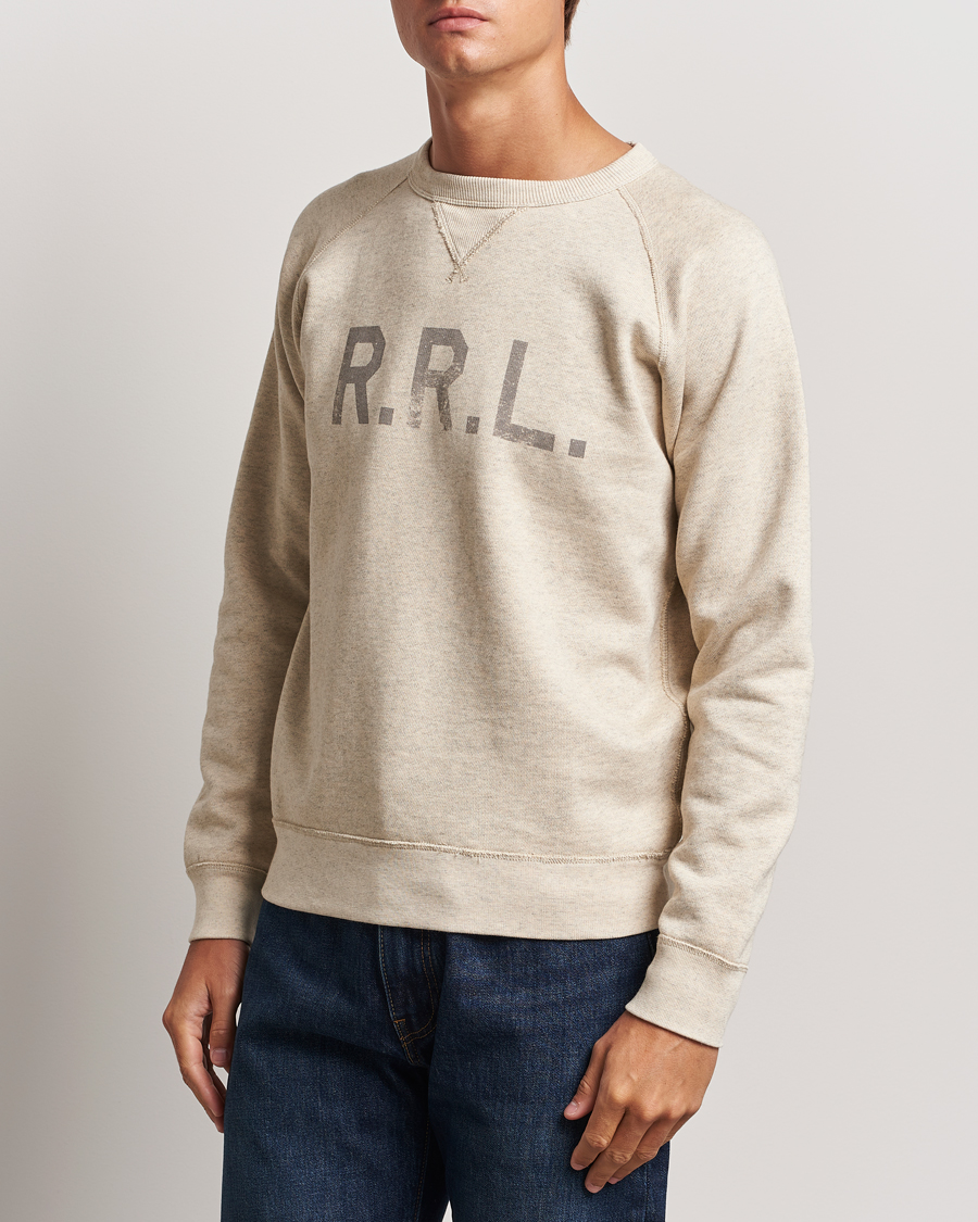 Herren | Pullover | RRL | Raglan Sleeve Sweatshirt Oatmeal Heather