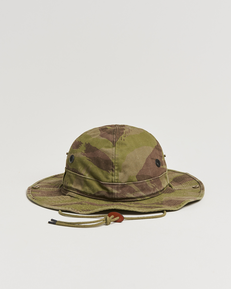 Herren | RRL Jungle Boonie Hat Olive Camo | RRL | Jungle Boonie Hat Olive Camo