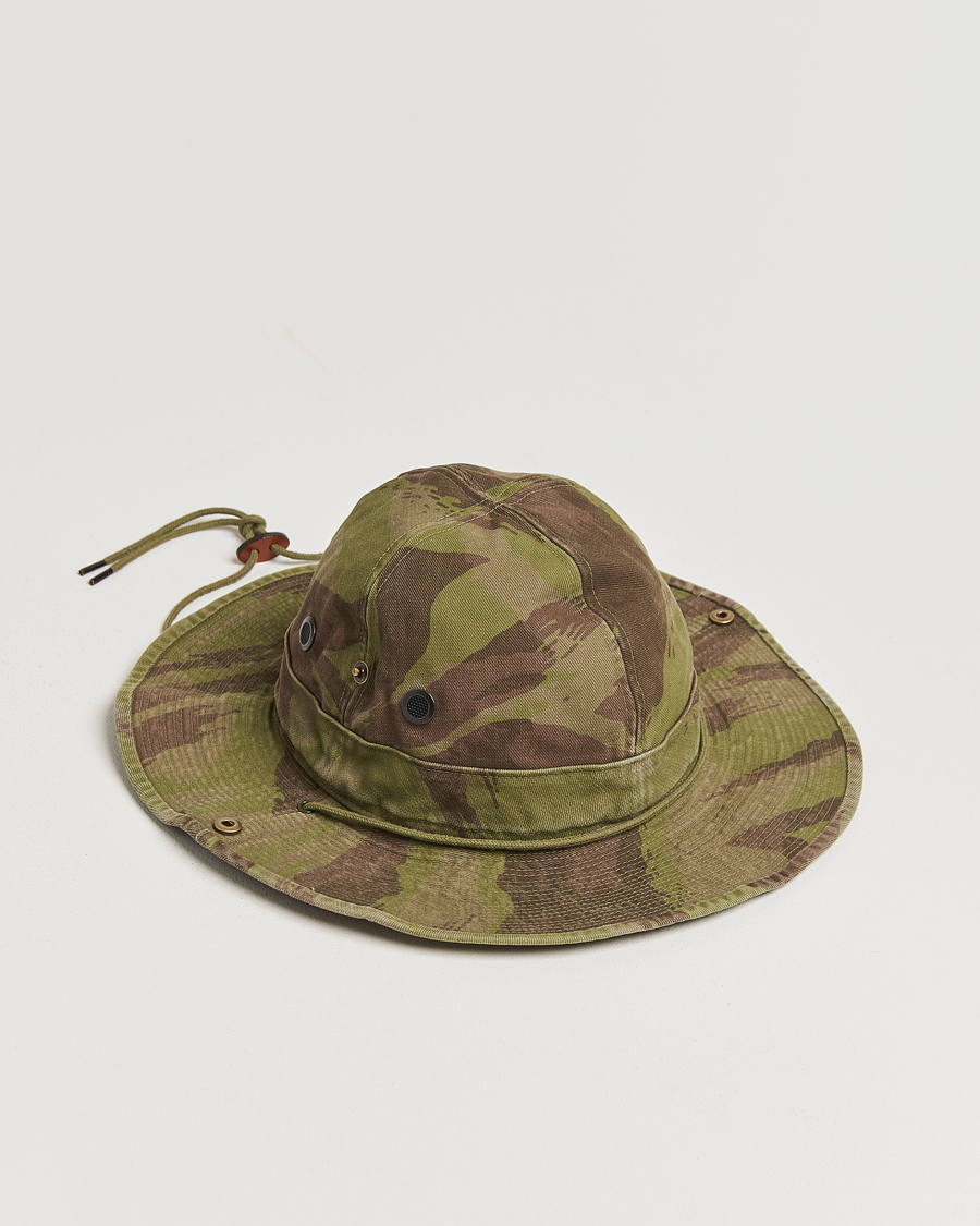 Herren | RRL Jungle Boonie Hat Olive Camo | RRL | Jungle Boonie Hat Olive Camo