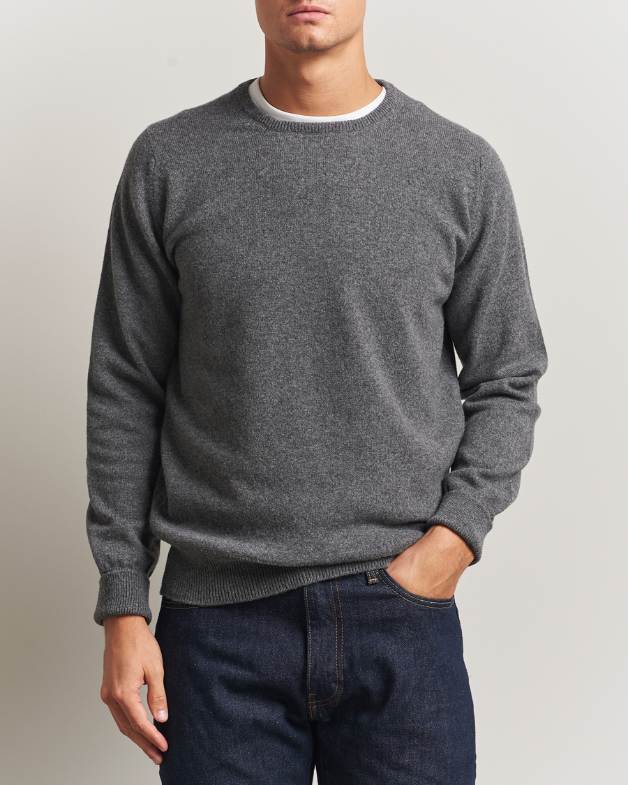Herren | Pullover | William Lockie | Rob Lambswool Crewneck Cliff