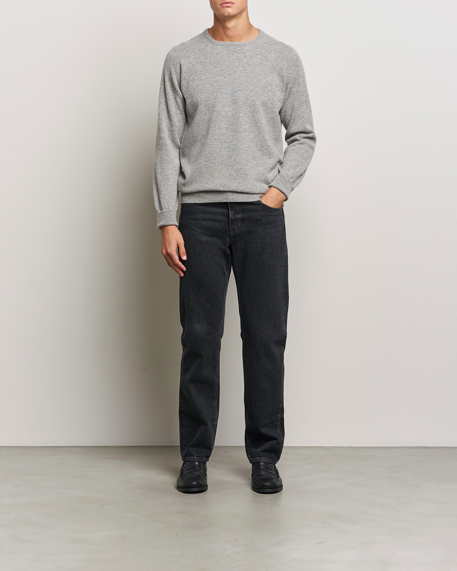 Herren | Pullover | William Lockie | Rob Lambswool Crewneck Flannel