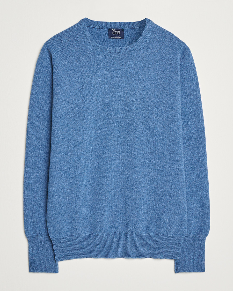 Herren | Pullover | William Lockie | Rob Lambswool Crewneck Jeans