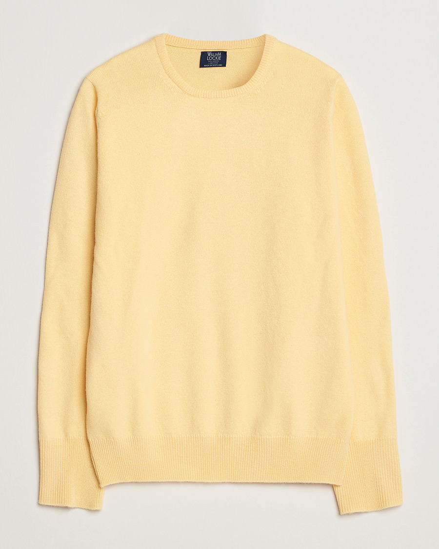 Herren | Pullover | William Lockie | Rob Lambswool Crewneck Solar