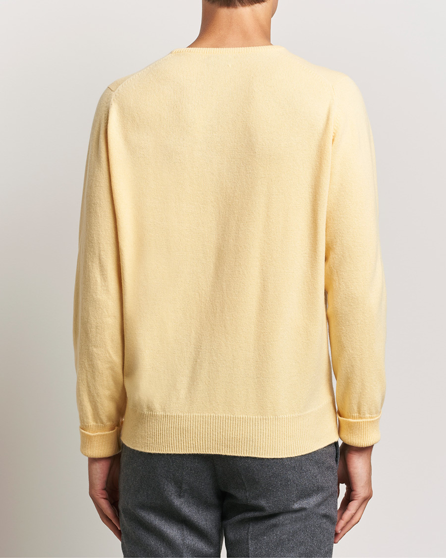 Herren | Pullover | William Lockie | Rob Lambswool Crewneck Solar