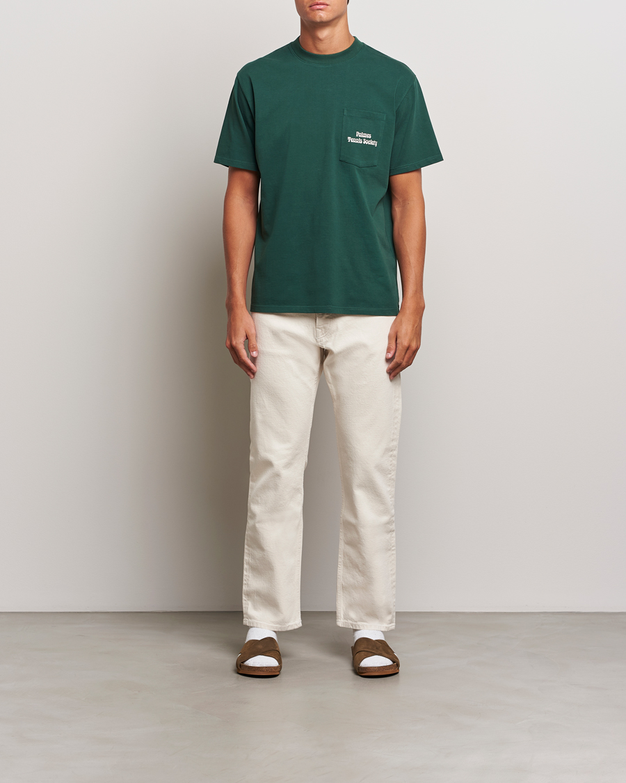 Herren | T-Shirts | Palmes | Fifth Pocket T-Shirt Dark Green