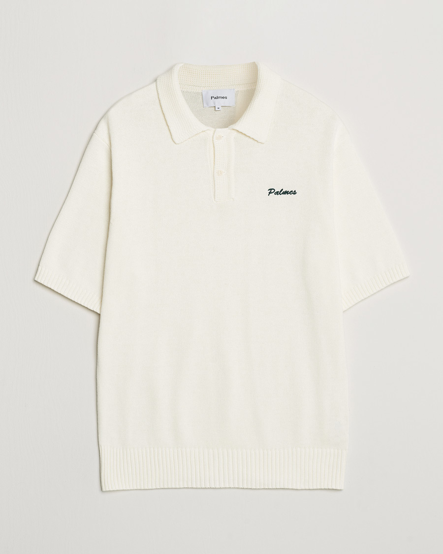 Herren | Poloshirts | Palmes | Marco Knit Polo Off White
