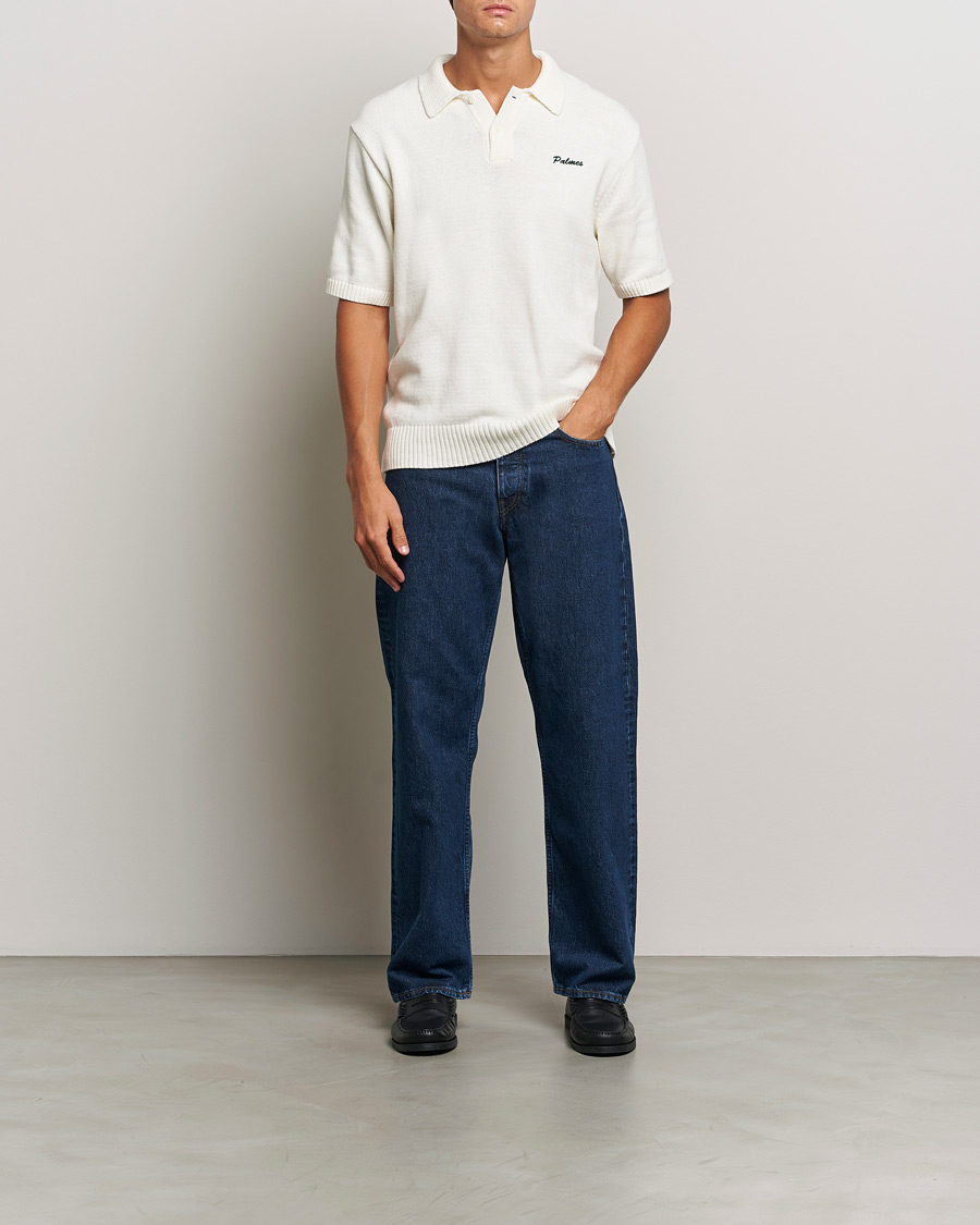 Herren | Poloshirts | Palmes | Marco Knit Polo Off White